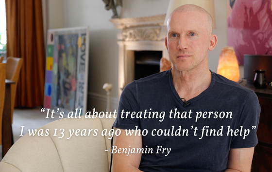 “It’s all about treating that person I was 13 years ago who couldn’t find help” - image of Benjamin Fry founder of Khiron Clinics